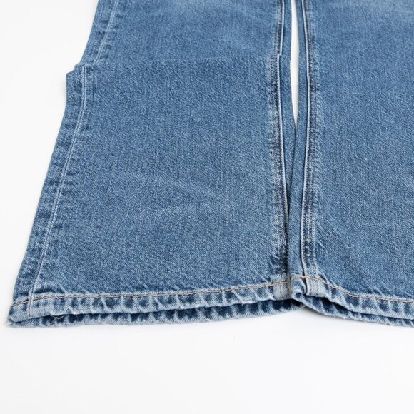 American Eagle Low Rise Baggy Straight Leg Jeans Medium Wash 26 W - Picture 14 of 16